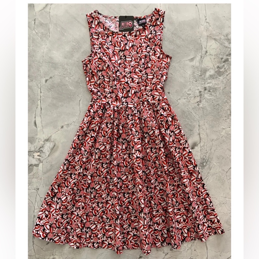 Retrolicious Peppermint Dress - 4X